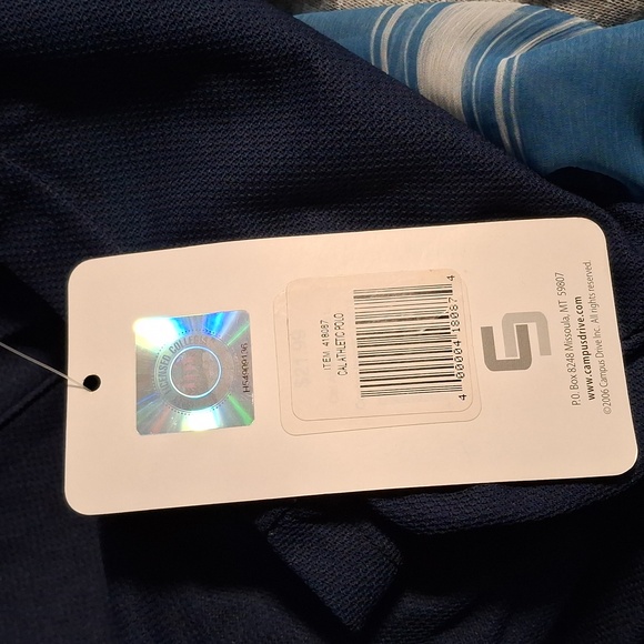 Cal Men's Blue Polo Shirt - Picture 3 of 3